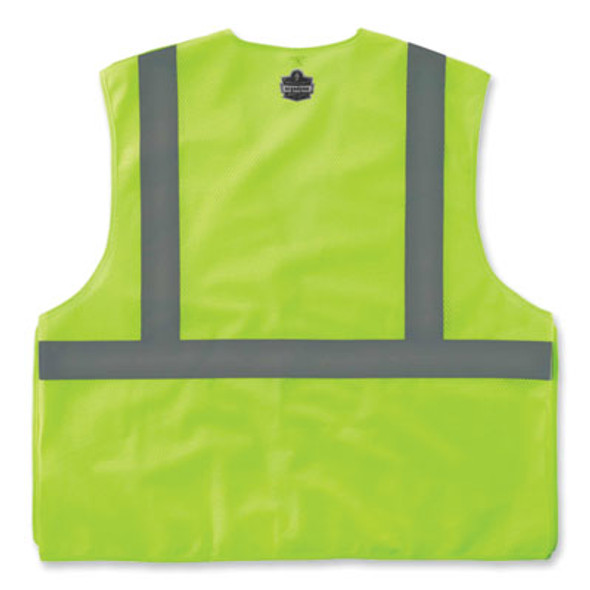 Glowear 8215Ba Class 2 Economy Breakaway Mesh Vest, Polyester, X-Small, Lime