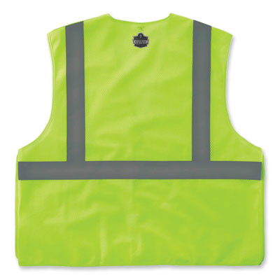Glowear 8215Ba Class 2 Economy Breakaway Mesh Vest, Polyester, X-Small, Lime