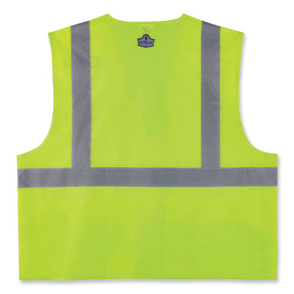 Glowear 8220Hl Class 2 Standard Mesh Hook And Loop Vest, Polyester, Small/Medium, Lime