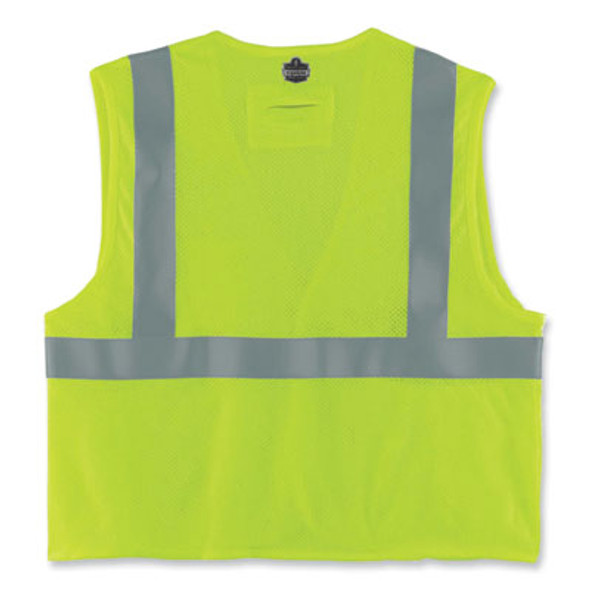 Glowear 8260Frhl Class 2 Fr Safety Hook And Loop Vest, Modacrylic/Kevlar, Large/X-Large, Lime