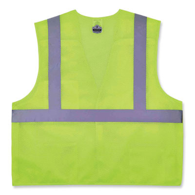 Glowear 8217Ba Class 2 Breakaway Mesh Vest, Polyester, Small/Medium, Lime