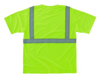 Glowear 8289-Eco Class 2 Recycled Hi-Vis T-Shirt, Medium, Lime