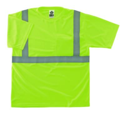 Glowear 8289-Eco Class 2 Recycled Hi-Vis T-Shirt, 5X-Large, Lime