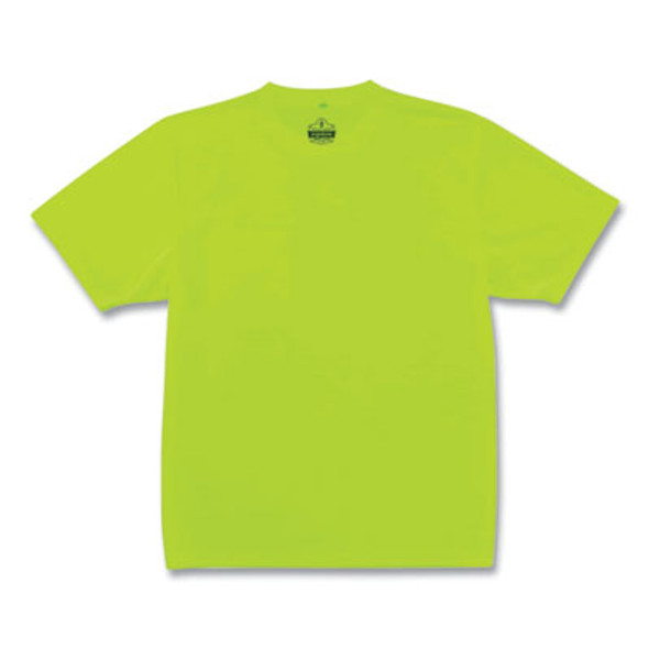 Glowear 8089 Non-Certified Hi-Vis T-Shirt, Polyester, 2X-Large, Lime