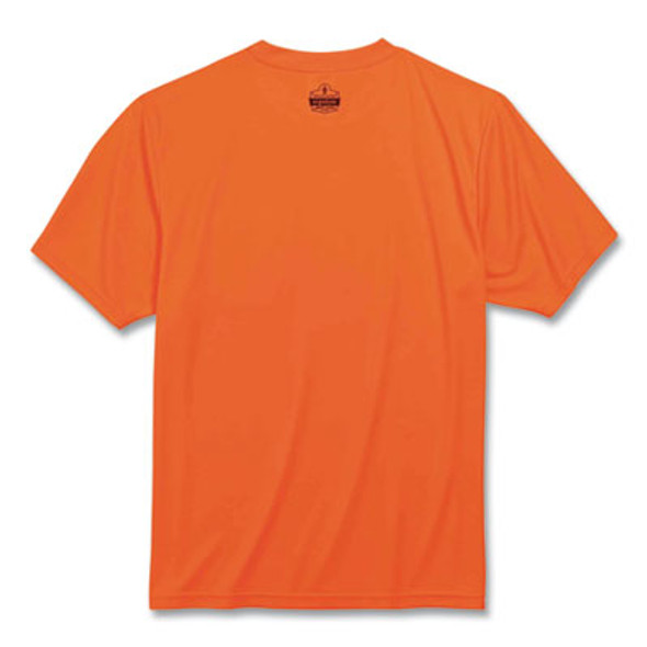 Glowear 8089 Non-Certified Hi-Vis T-Shirt, Polyester, X-Large, Orange
