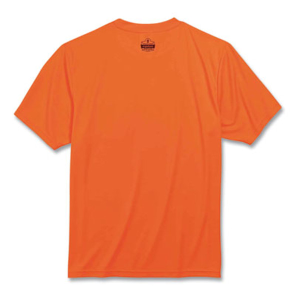 Glowear 8089 Non-Certified Hi-Vis T-Shirt, Polyester, 4X-Large, Orange