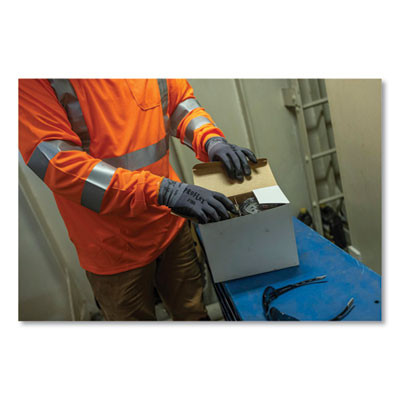 Glowear 8391 Class 3 Hi-Vis Long Sleeve Shirt, Polyester, Orange, Small