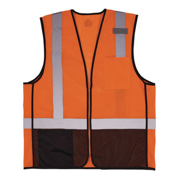 Glowear 8210Z Hi-Vis Class 2 Mesh Vest, Large To X-Large, Orange