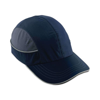 Skullerz 8950Xl Xl Bump Cap Hat, Long Front Brim, Large To Xxx-Large (7.5 And Up), 0.01" Insert, Navy
