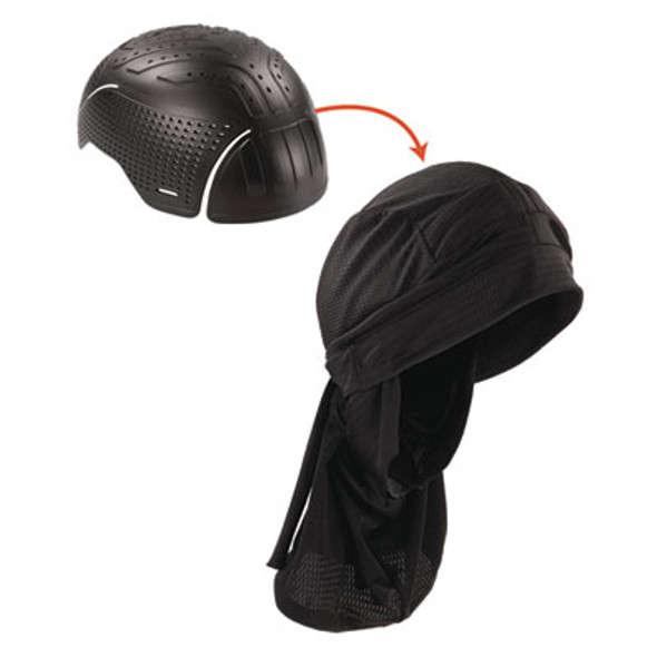 Skullerz 8941 Dreadlock Tube And Bump Cap Insert, Small/Medium, Black