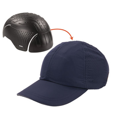 Skullerz 8947 Lightweight Baseball Hat And Bump Cap Insert, Medium/Large, Navy
