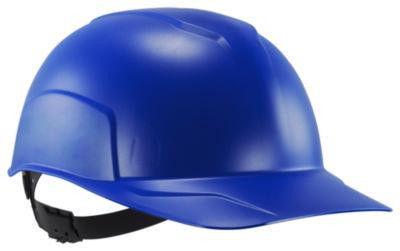 Skullerz 8952 Hard Shell Bump Cap, Short Front Brim, One Size Fits Most (6.13 To 8), Blue