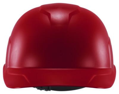 Skullerz 8952 Hard Shell Bump Cap, Short Front Brim, One Size Fits Most (6.13 To 8), Red