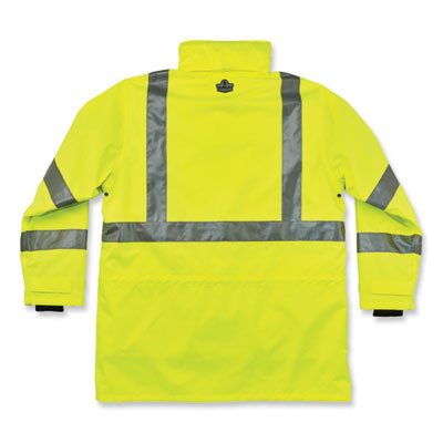 Glowear 8385 Class 3 Hi-Vis 4-In-1 Jacket, 3X-Large, Lime