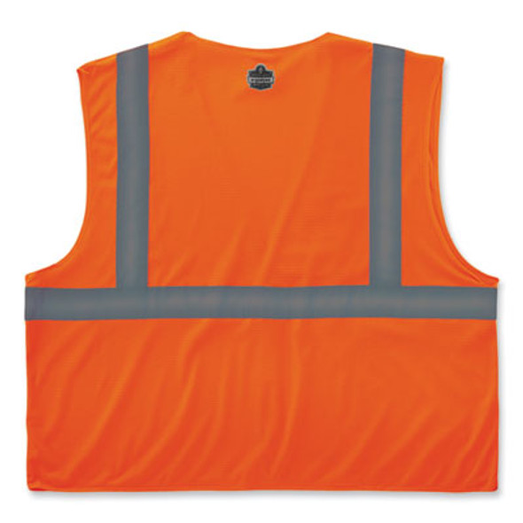 Glowear 8210Hl-S Single Size Class 2 Economy Mesh Vest, Polyester, Small, Orange