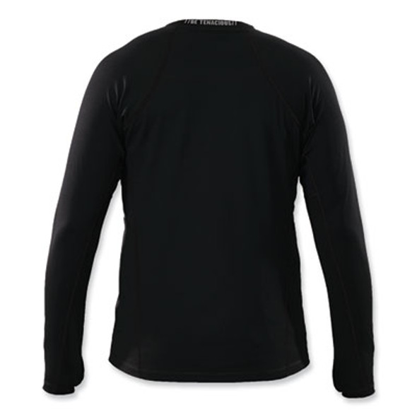 N-Ferno 6435 Midweight Long Sleeve Base Layer Shirt, X-Large, Black