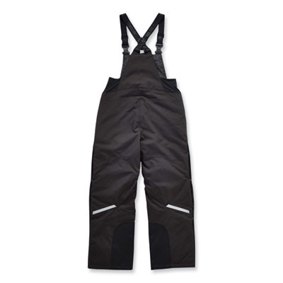 N-Ferno 6471 Thermal Bibs With 500D Nylon Shell, 2X-Large, Black