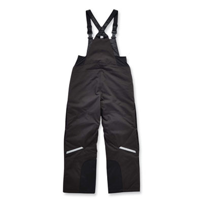 N-Ferno 6471 Thermal Bibs With 500D Nylon Shell, 4X-Large, Black