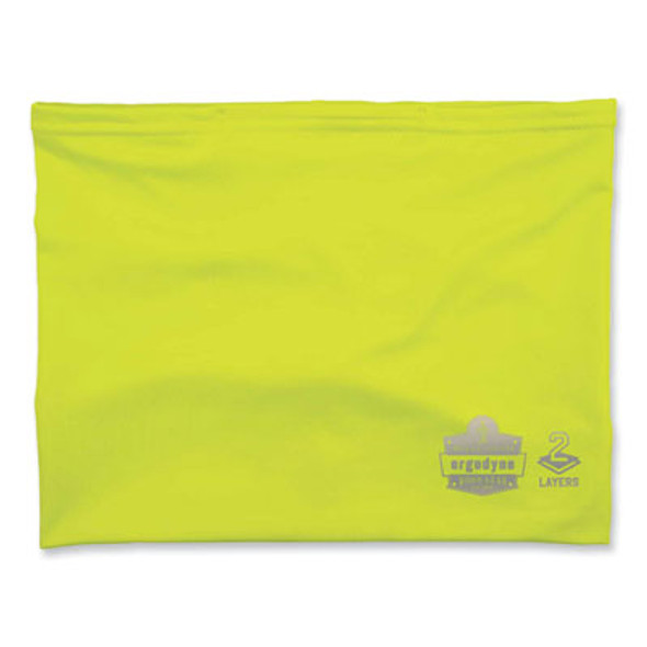 Chill-Its 6489 2-Layer Cooling Performance Knit Multiband, Polyester/Spandex, 2X-Large/3X-Large, Hi-Vis Lime