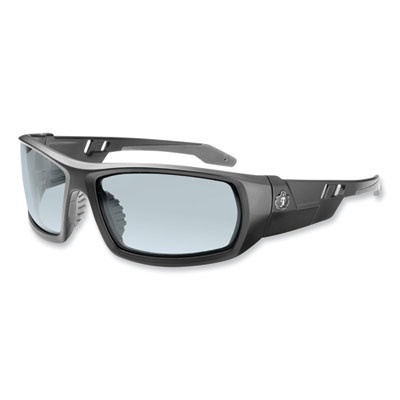 Skullerz Odin Safety Glasses, Fog-Off Technology, Matte Black Full Frame, Clear Dual I/O Lens