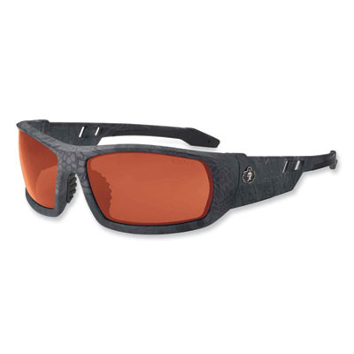 Skullerz Odin Safety Glasses, Kryptek Typhon Full Frame, Copper Dual Lens