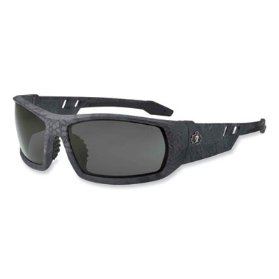 Skullerz Odin Safety Glasses, Kryptek Typhon Full Frame, Polarized Smoke Dual Lens