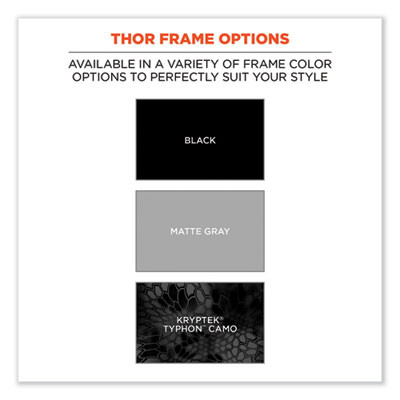 Skullerz Thor Safety Glasses, Black Full Frame, Mirrored Blue Dual Lens