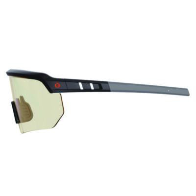 Skullerz Aegir Safety Glasses, Matte Black Half Frame, Clear Single I/O Lens