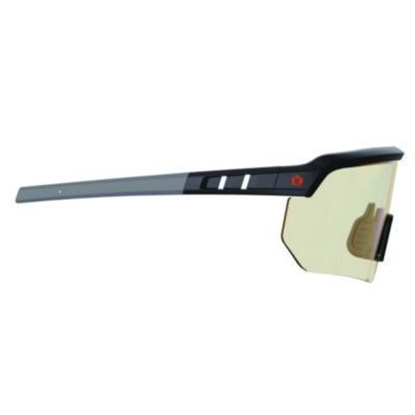Skullerz Aegir Anti-Scratch/Enhanced Anti-Fog Safety Glasses, Black Nylon Impact Frame, Indoor/Outdoor Polycarbonate Lens