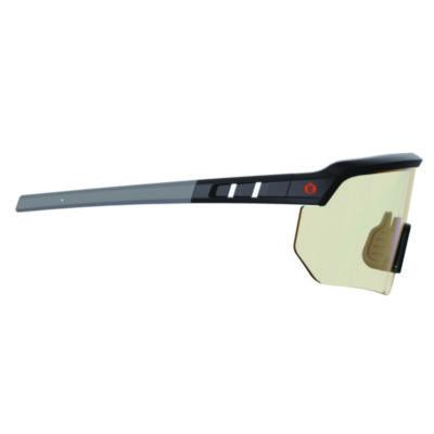 Skullerz Aegir Anti-Scratch Enhanced Anti-Fog Safety Glasses, Matte Black Half Frame, Clear Single I/O Lens