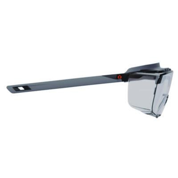 Skullerz Osmin Anti-Scratch/Anti-Fog Safety Glasses, Matte Black Polycarbonate Frame, Indoor/Outdoor Polycarbonate Lens