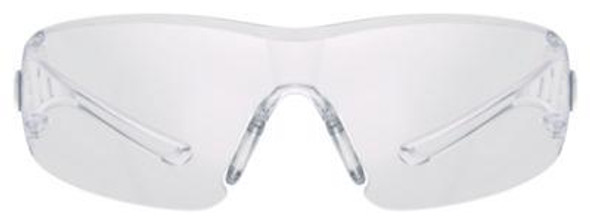 Skullerz Vordr Safety Glasses, Frameless, Clear Polycarbonate Lens, 12/Pack