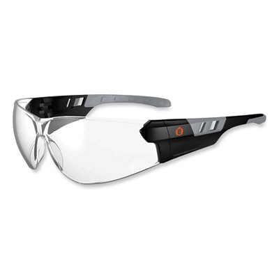 Skullerz Saga Frameless Safety Glasses, Frameless, Clear Single Lens