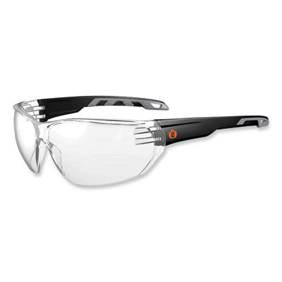Skullerz Vali Frameless Safety Glasses, Fog-Off Technology, Frameless, Clear Single Lens