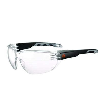 Skullerz Vali Anti-Scratch Enhanced Anti-Fog Safety Glasses, Frameless, Clear Single Lens