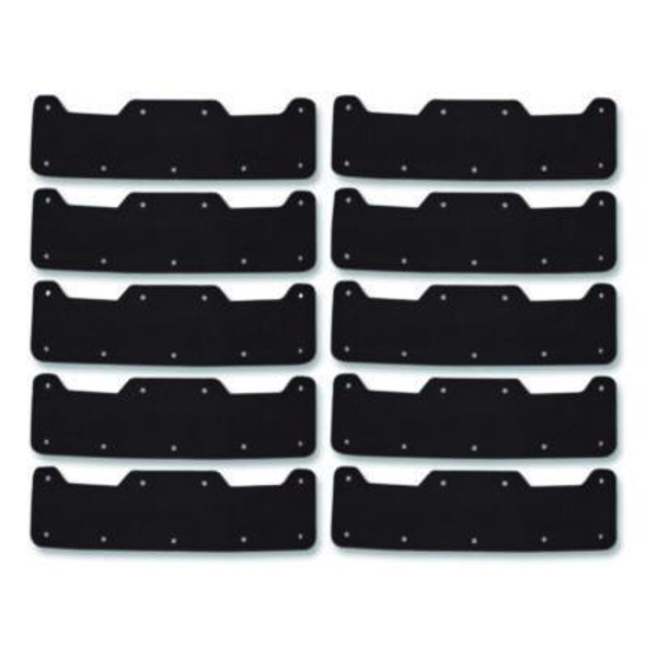 Skullerz 8953 Hard Shell Bump Cap Sweatband Replacement, Black, 10/Pack