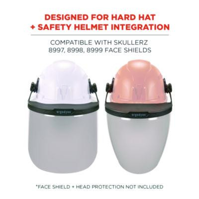 Skullerz 8996 Face Shield Adapter Frame Replacement, Gray