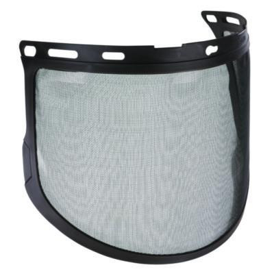 Skullerz 8999 Mesh Face Shield Replacement For Hard Hat And Safety Helmet, Black