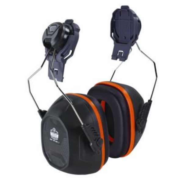 Skullerz 8880 Nrr 26Db Hard Hat Mounted Earmuffs, Cap-Style, Gray