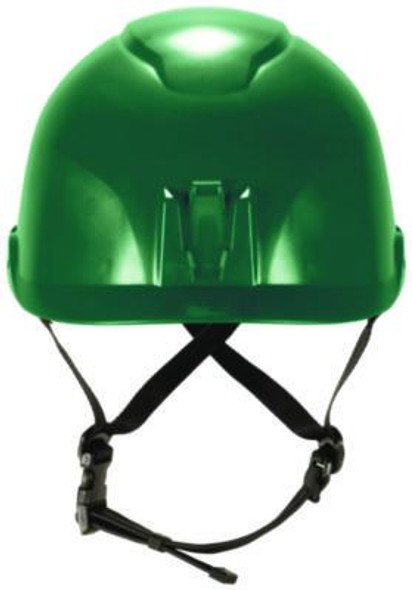 Skullerz 8976 Class E Safety Helmet, 6-Point Ratchet Suspension, Green,