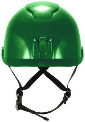 Skullerz 8976 Class E Safety Helmet, 6-Point Ratchet Suspension, Green,