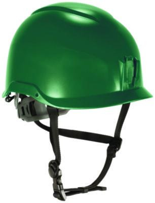 Skullerz 8976 Class E Safety Helmet, Brimless, 6-Point Standard Ratchet Suspension, One Size Fits Most (6.5 To 8), Green