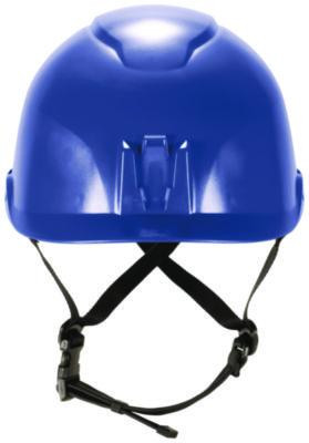 Skullerz 8976 Class E Safety Helmet, 6-Point Ratchet Suspension, Blue