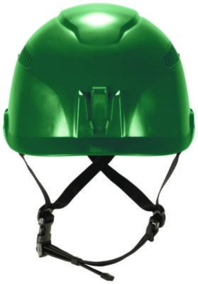 Skullerz 8977 Class C Safety Helmet With Adjustable Venting, Brimless, 6-Point Ratchet, One Size Fits Most (6.5 To 8), Green