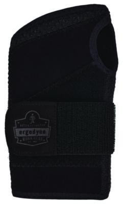 Proflex 4005 Wrist Brace Support With Single Strap, Large, Fits Left Hand, Black