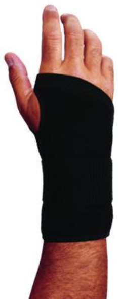 Proflex 4005 Wrist Brace Support With Single Strap, Medium, Fits Right Hand, Black