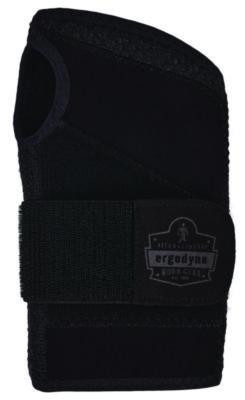 Proflex 4005 Wrist Brace Support With Single Strap, Large, Fits Right Hand, Black