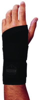 Proflex 4015 Wrist Brace Support With Double Strap, Medium, Fits Left Hand, Black