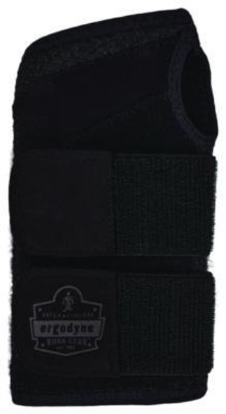 Proflex 4015 Wrist Brace Support With Double Strap, Large, Fits Left Hand, Black