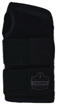 Proflex 4015 Wrist Brace Support With Double Strap, Large, Fits Right Hand, Black
